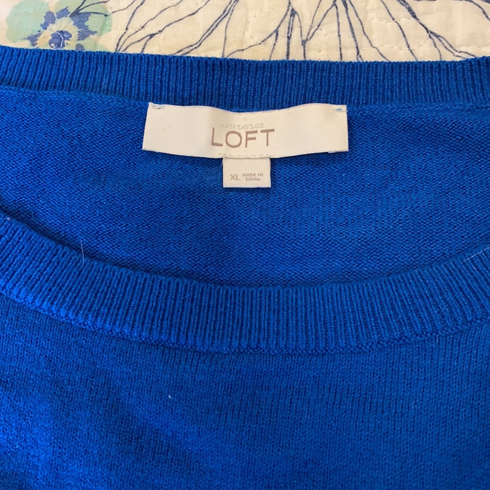 Loft XL Sweater Ribbed Sleeve - Picture 4 of 4